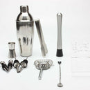 Stainless Bar Cocktail Shaker Set Barware Set Making Set with Acrylic Rack