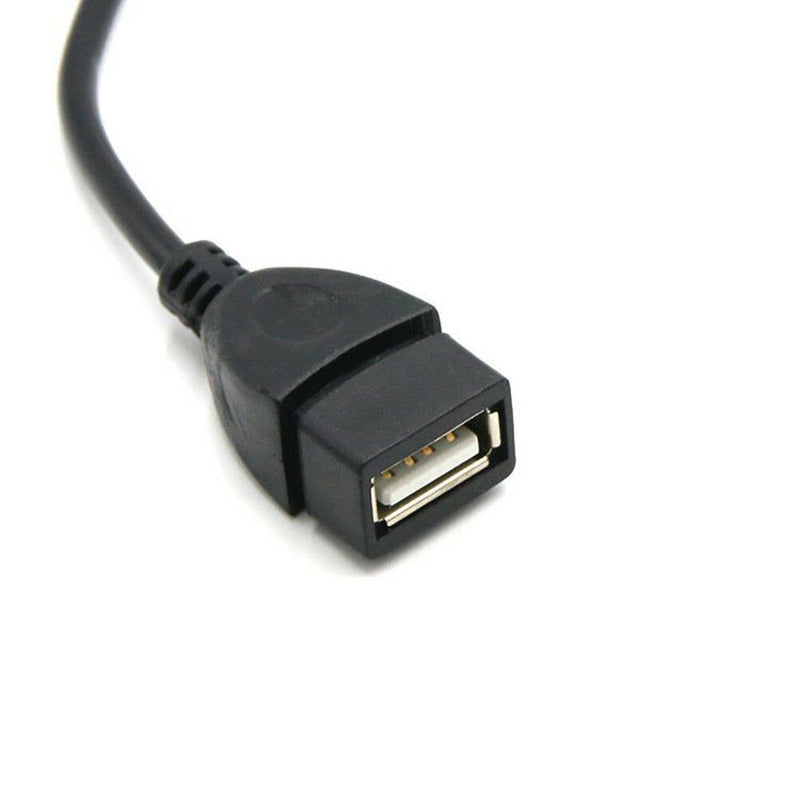 Mini USB Male to USB Female Car OTG Cable Adapter For Video Camera M&E