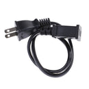 outlet saver power extension cord cable 2prong 2export for nema 1-15R 50cm _ES