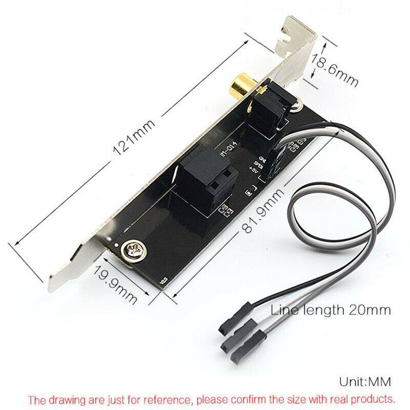 24BIT192KHz SPDIF Daughter Card Optical Fiber Coaxial Digital Sound Card Ba V9D6