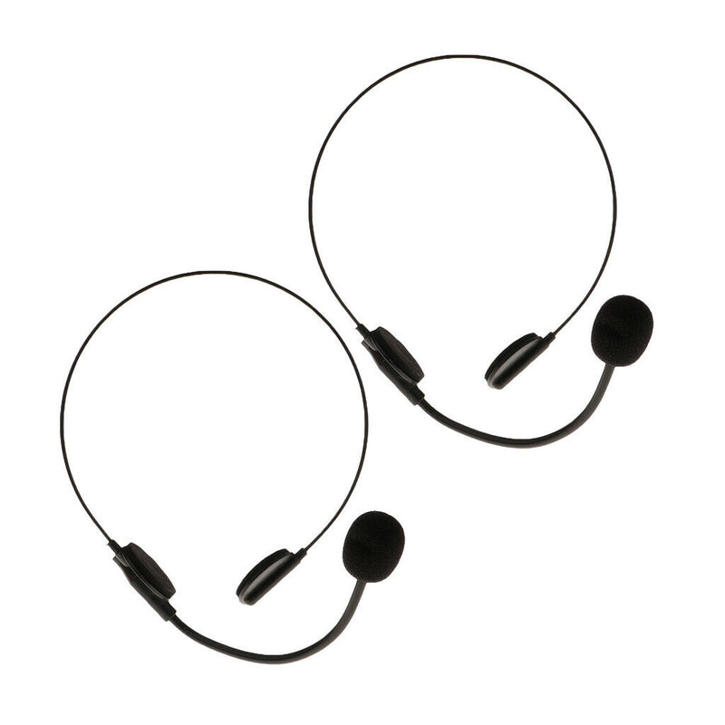 2 Piece Fancy Dress Holiday Party Microphone Headsets Mic Costume Adults Toys