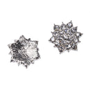 10Pcs Rhinestone Jewelry Buttons Crystal Flower DIY Accessory Sewing Decoratio3c