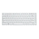 US English Layout Keyboard w/ White Frame for Toshiba Satellite C55-A Laptop