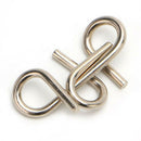 8Pcs/set Metal Wire Puzzle Brain Teaser Game IQ Mind Test Toys for Kids Adults