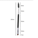 Pro Beauty Makeup Eyebrow Brush Wand Brow Angled Eyelash Double-Ended Brushes J8