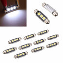 10X 39mm 3LED 5050 SMD C5W CANBUS Error Free Festoon Dome Light Lamp Bul WXD