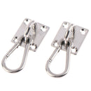 2Sets U-Shaped Hooks Stainless Steel Heavy Duty Multi-Function Hammock HookB Gw