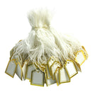 500x Square Paper Clothing Display Labels Price Tags With Tied String Supply