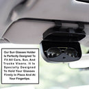 Car Sun Visor Sunglasses Case Holder Eye Glasses Organizer Box Credit Card