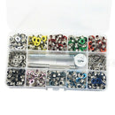 400 Sets 5Mm Multi-Color Grommets Kit Metal Eyelets with Installation Tools