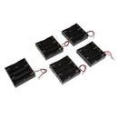 5 Pack 4 Slots X 3.7V  Case Holder DIY Plastic Storage Box