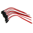 10x 5.5*2.1mm Female DC Power Plug Connector CCTV Pigtail CABLE Jack 12V FSJBTOC
