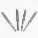 4pcs Stainless Steel Multi Size Hollow End Roll Pin Tool Starter Punch Kits