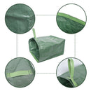 1Pcs Green Garden Lawn Leaf Yard Waste Bag Large Clean Up Container Tote Ga