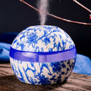 1X(300 Ml Electric Ultrasonic Air Humidifier Aromatherapy Essential Oil Dif
