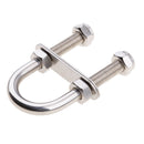 Boat Marine Tool Marine-Grade Stainless Steel U Bolt M10 x 50 x 90 x 43mm