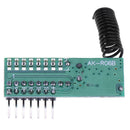 Wireless Superheterodyne Decoding Receiver Transmitter Module Kit 433Mhz
