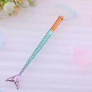 1pc Soft Gradient Makeup Fan Brush Powder Blush Foundation Cosmetic Tool(S)