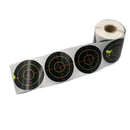 250 Packs 3'' Fluorescent Yellow   Paper Target Stickers