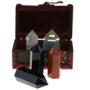 Box Of 5 Rock & Mineral Collection Crystal Quartz Set Home Decor Collectibles