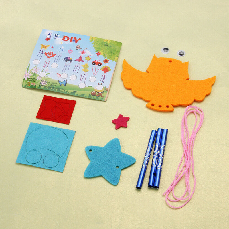 Kids Child DIY Wind Chimes Aeolian Bells Educational Puzzle Toys Craft Kits