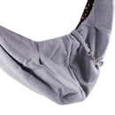 Pet Dog Cat Sling Shoulder Carrier Outdoor Travel Puppy Pouch Bag Grey