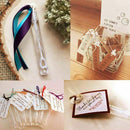 Wedding Wand Heart Tube Bubbles 60pcs Wedding Favours Table Decoration Part