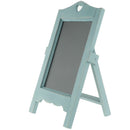 Wood Chalkboard Stand Blackboard for Wedding Party Coffee bar Blue