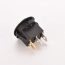 2PCS ON/OFF LED 12V 16A DOT ROUND ROCKER SPST TOGGLE SWITCH CAR BOAT LIGHT Green