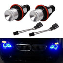 2x Red Angel Eyes LED Lights Ring Marker Xenon HID for BMW E39 E60 E53 E65