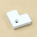 1pc White RGB L Shaped 4 Pins 2 Way Female Connector Adapter For 3528 5050
