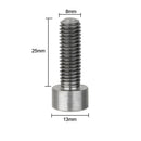 20 Pieces M8 * 20 M8 * 25 Titanium Alloy Hex Socket Head
