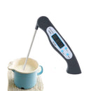 Folding Digital Oven Lab Thermometer BBQ Meat Food Liquid Water Oil Probe