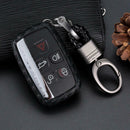 For Land Range Rover Carbon Fiber Car Key Case Holder Protector Accessories