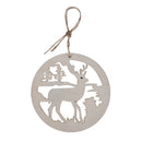 5x/set Hollow Christmas Wooden Pendants Decorations Tree Ornaments DIY Craft 3C