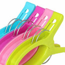 4 x Large HQ Assorted Beach Towel Pegs - Secure Sun Lounger Deluxe Edition  F2G1