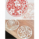 8 Pieces Window Home Decoration Flower Pictures DIY Tools Scrapbooking Album