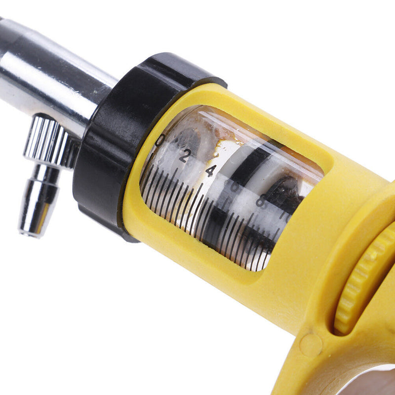 10ml continuous drench yellow gun syringe sheep goats oral pig animal husband BX