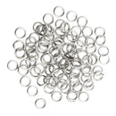 High carbon steel Split Ring Fishing Lure Bait Connector Double Circle