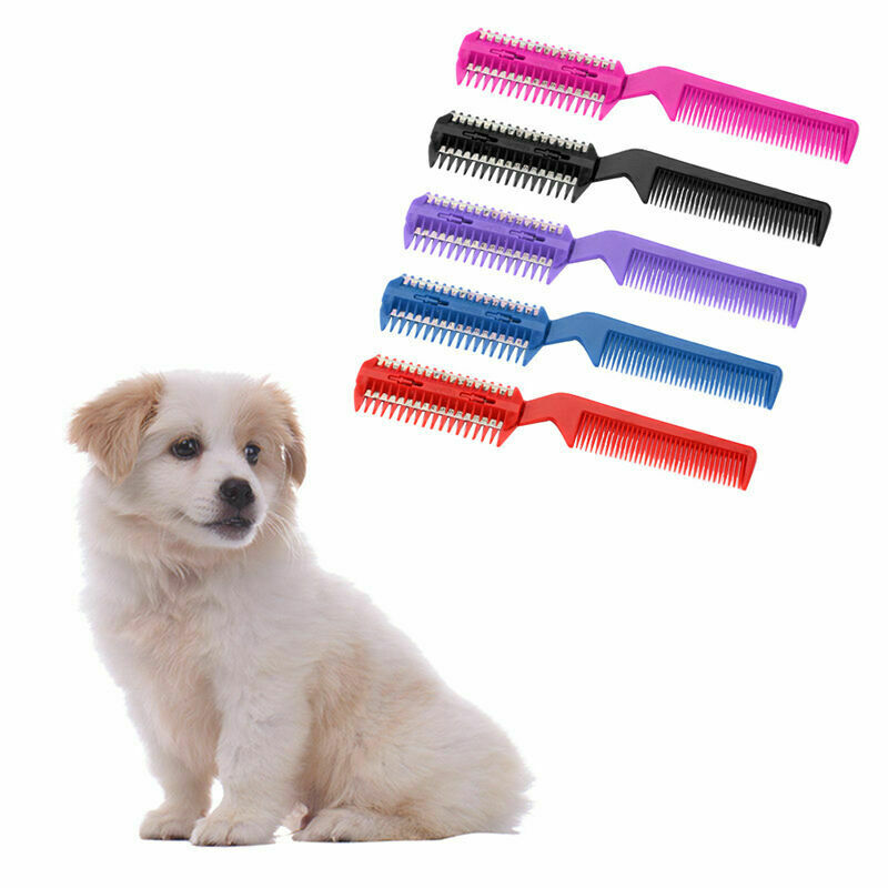 Pro Small Pet Dog Cat Hair Trimmer 2 Razors Comb Cutting Tool Color. Random T2G0