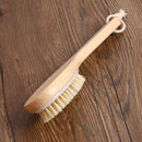 Body Natural Bristle Dry Skin Exfoliation Brush Massager Bath Shower-ScrubbeD Bj