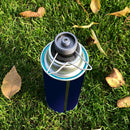 Gas Tank Stove Adapter With Bracket Aluminium Alloy Portable Hiking Camping