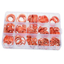 280pcs 12 Sizes Seal Copper Crush Washer Standard Braided Clutch Brake Hose