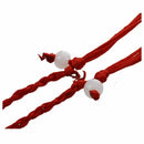 Red String Green Faux Jade Buddha Pendant Jewelry Necklace