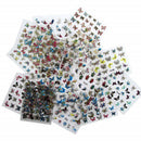 24 Sheet of Butterfly Nail Art Water Transfer Stickers Assorted Butterflies