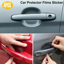 4 pcs Car Door Handle Paint Scratch Protector Film Stickers Accessories Clear