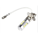 4Pcs H3 10LED 5630 6000K White LED Bulbs Car Fog Driving Lights Lamp High Beam