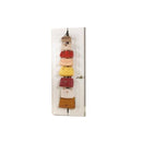 Over Door Straps Hanger Adjustable Hat/Bag/Clothes/Coat Rack Organizer 16 Hooks