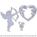 3pcs Love Angel DIY Cutting Dies Photo Album Scrapbooking Embossing Stencil A