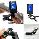 Clip-On Digital Guitar Tuner LCD For Electronic Chromatic Violin Bass Ukulele
